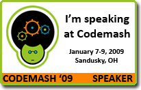 I'm speaking at CodeMash!